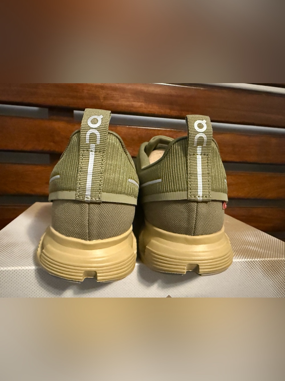 BRAND NEW* On Cloud 6 Waterproof Olive Safari 3MF10062231 Men's Sz 11.5 - Picture 3 of 6